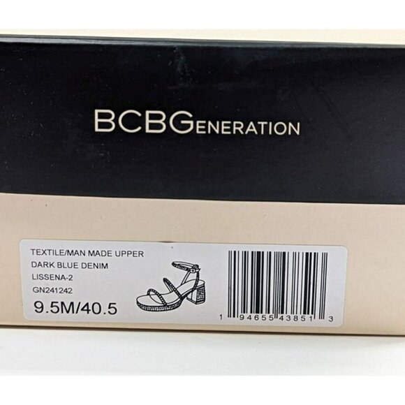 BCBGeneration Lissena-2 Women's Rhinestones Platform Sandals Size 9.5 MSRP $109 - Picture 7 of 7